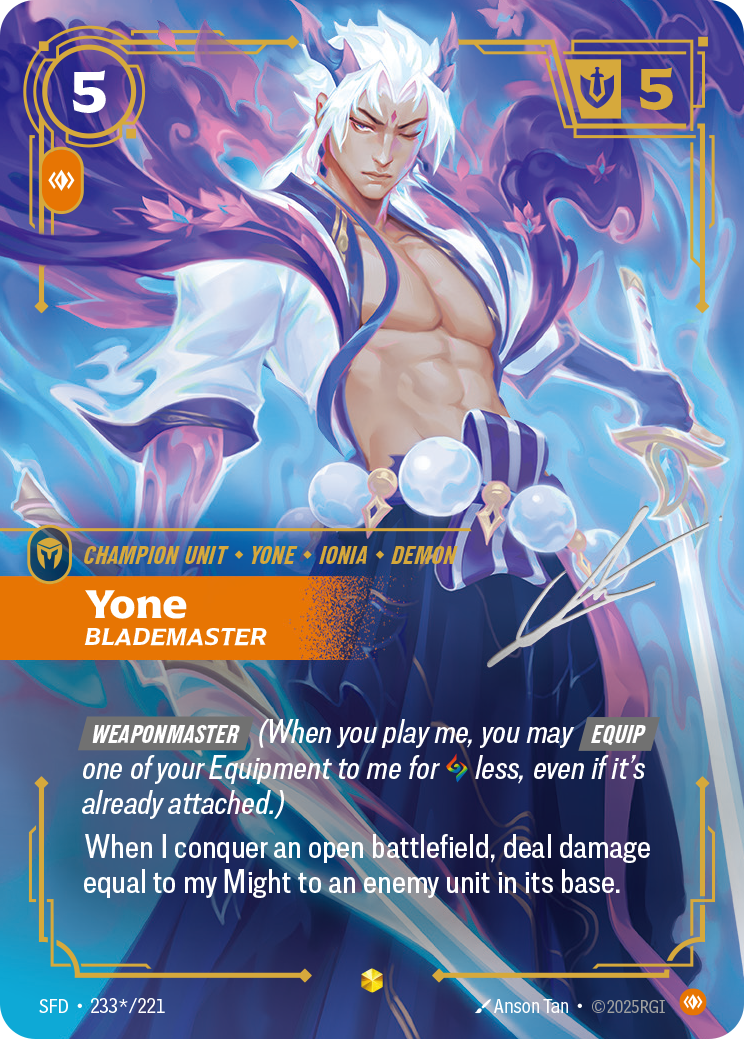Yone, Blademaster (SFD-233*/221)