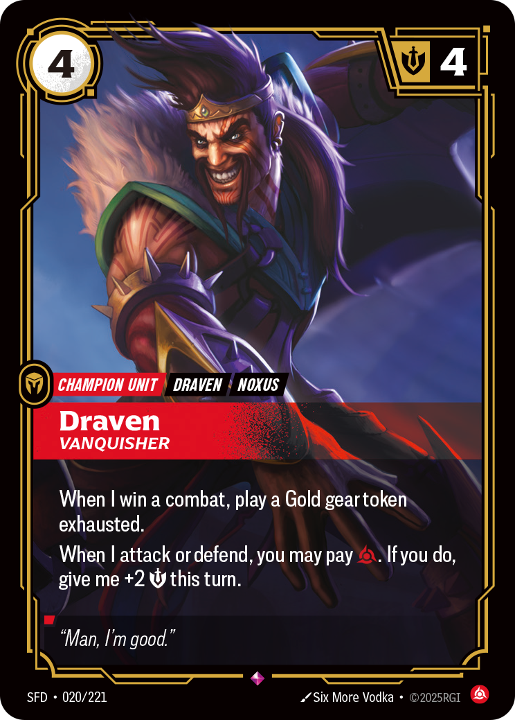 Draven, Vanquisher (SFD-020/221)