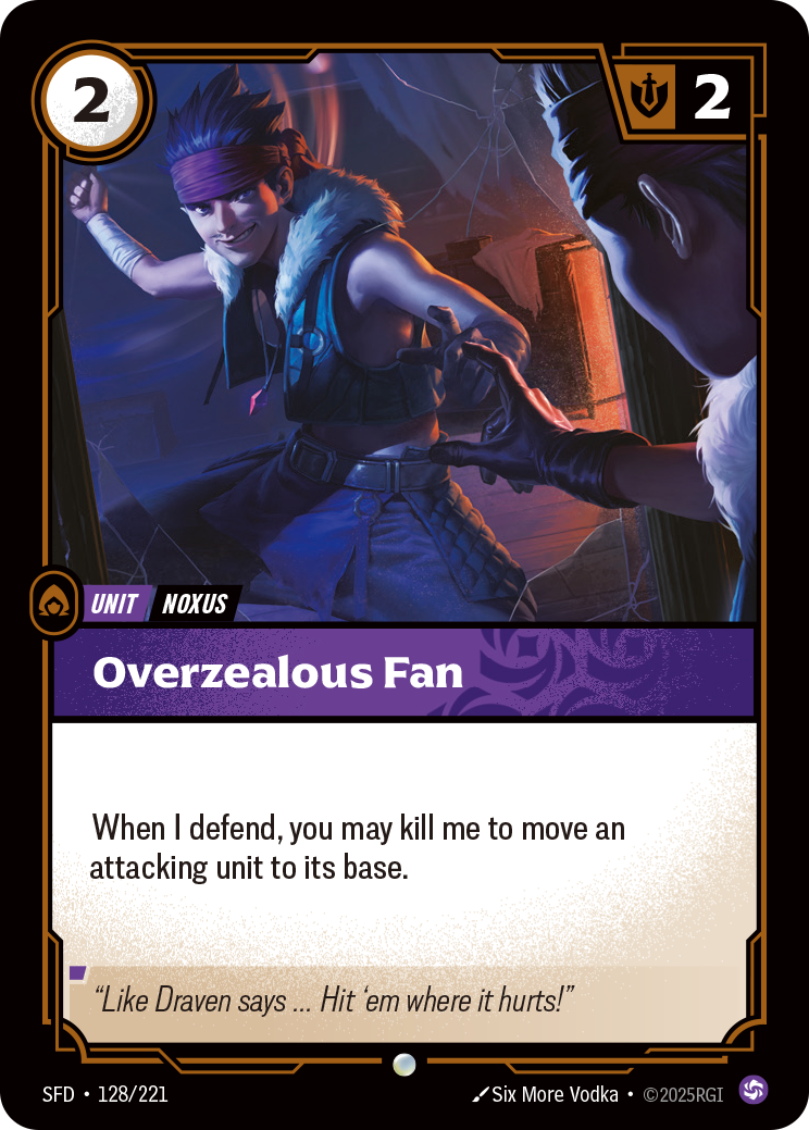 Overzealous Fan (SFD-128/221)