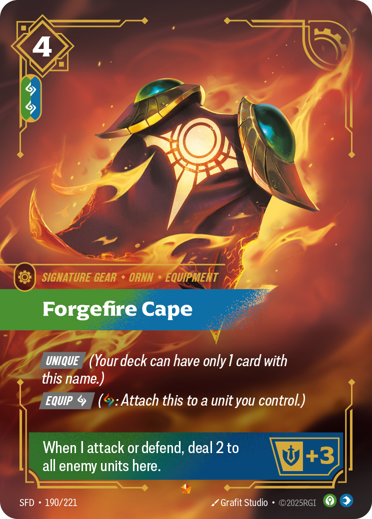 Forgefire Cape (SFD-190/221)