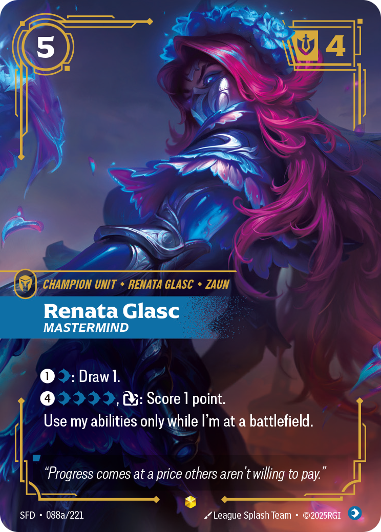Renata Glasc, Mastermind (SFD-088a/221)