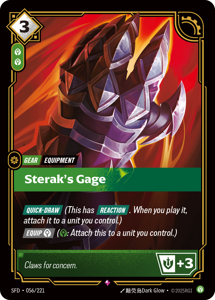 Sterak's Gage (SFD-056/221)