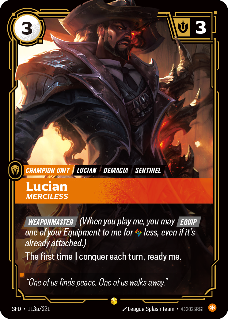 Lucian, Merciless (SFD-113a/221)