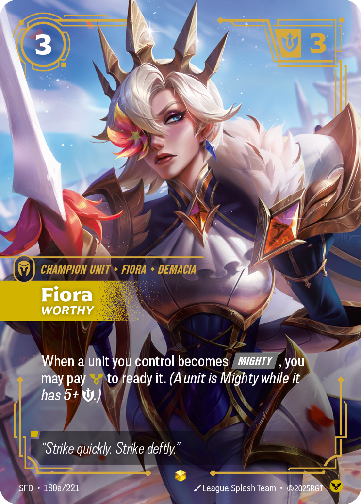 Fiora, Worthy (SFD-180a/221)