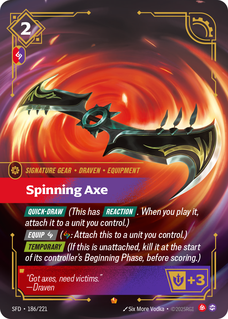 Spinning Axe (SFD-186/221)
