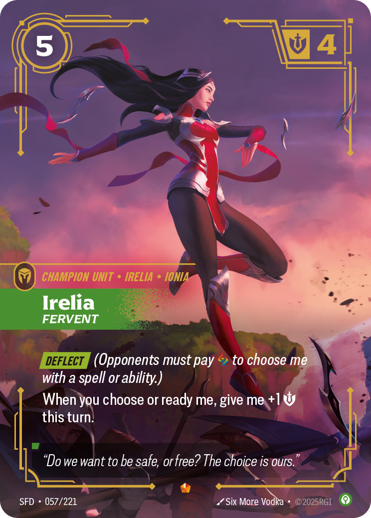 Irelia, Fervent (SFD-057/221)